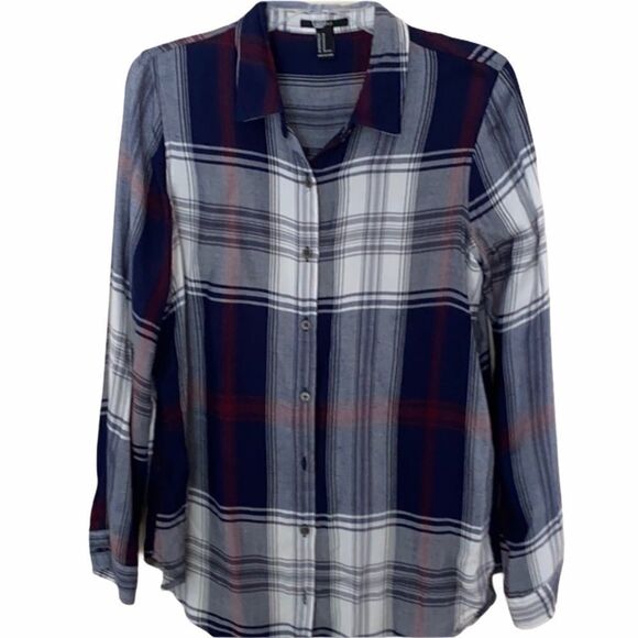 Forever 21 Buttoned Down Shirt - Picture 1 of 4